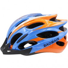 Baomain Adjustable Lightweight protective Bike Helmet Ultralight Integrally-molded EPS Cycling Helmet With Detachable Visor 25 Vents 56-61cm CE Safety - B07DSPVDHT